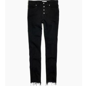 Madewell 9” High Rise Skinny Jeans Berkeley Black